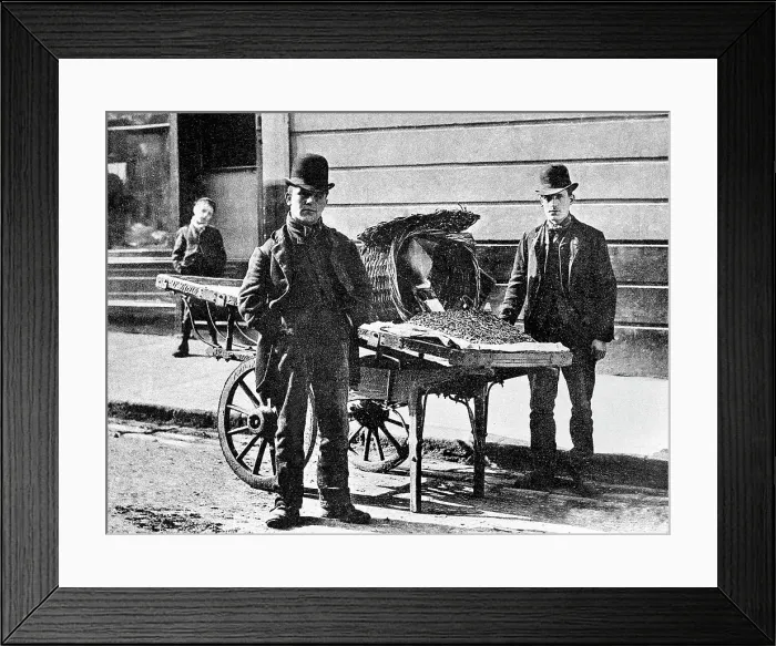 Framed Print : Shrimp seller Framed Print : Shrimp seller