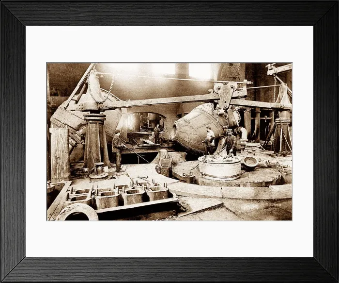 Framed Print : Steel workers Framed Print : Steel workers