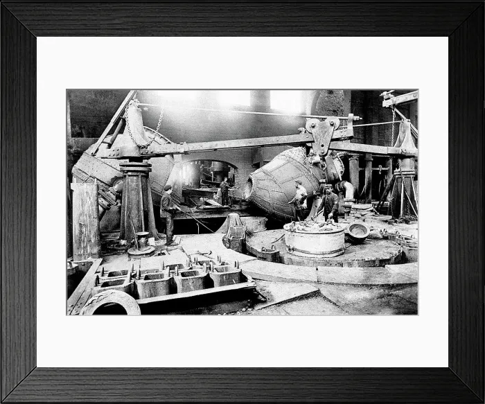 Framed Print : Steel workers Framed Print : Steel workers