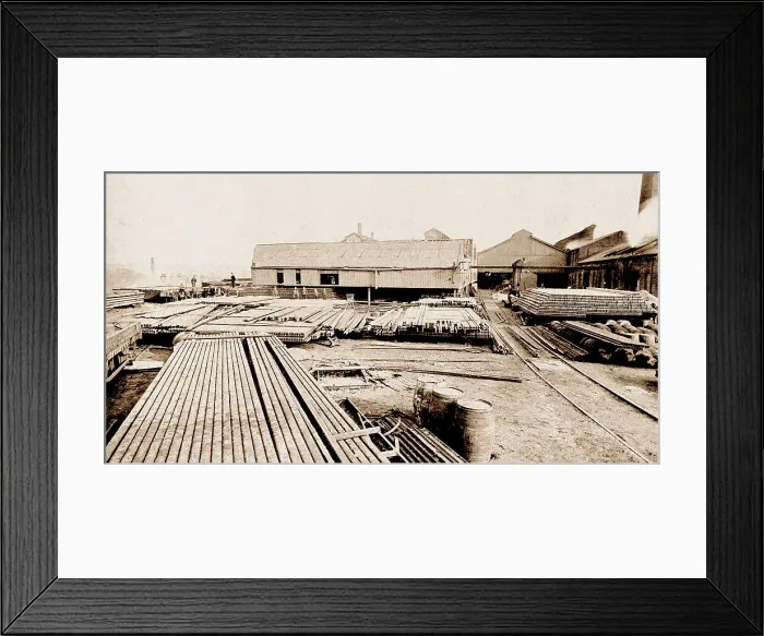 Framed Print : Steel workers at Penistone Framed Print : Steel workers at Penistone