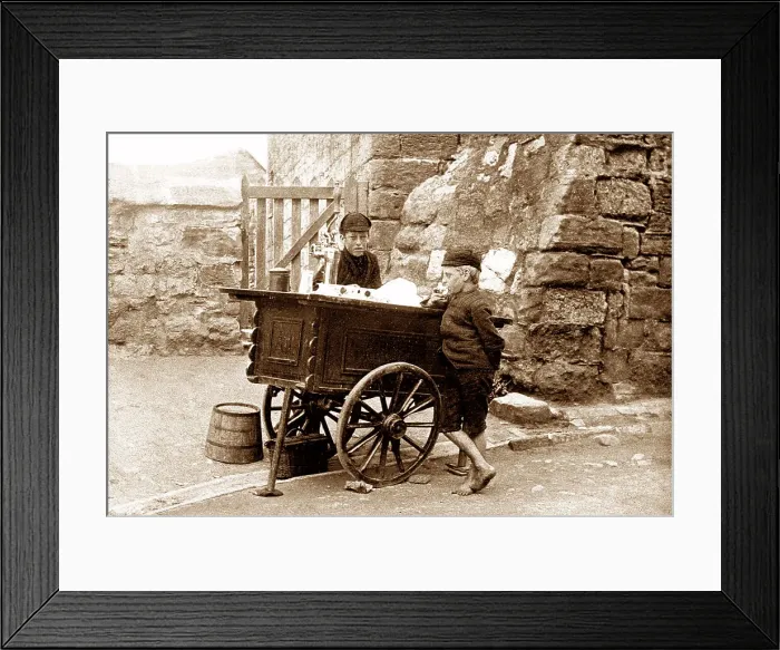 Framed Print : Ice cream sellers Framed Print : Ice cream sellers