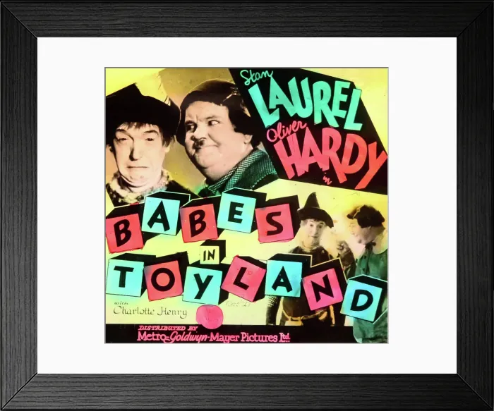Framed Print : Laurel and Hardy Babes in Toyland movie advertisement Framed Print : Laurel and Hardy Babes in Toyland movie advertisement
