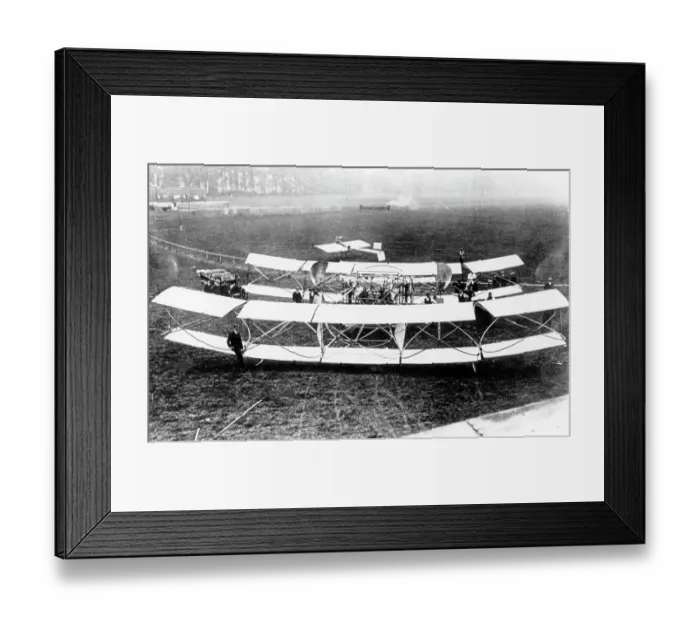 Framed Print : Seddon biplane early 1900s Framed Print : Seddon biplane early 1900s