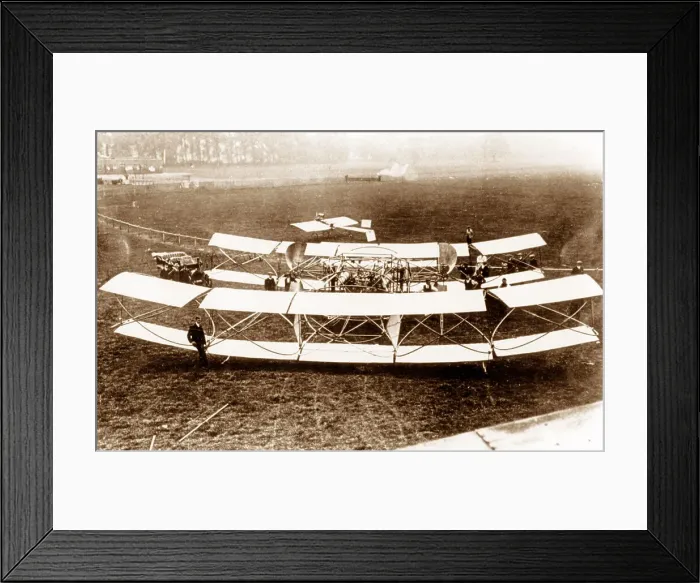 Framed Print : Seddon biplane early 1900s Framed Print : Seddon biplane early 1900s