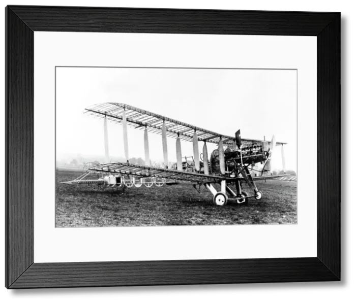 Framed Print : Grahame White Type 18 biplane early 1900s Framed Print : Grahame White Type 18 biplane early 1900s