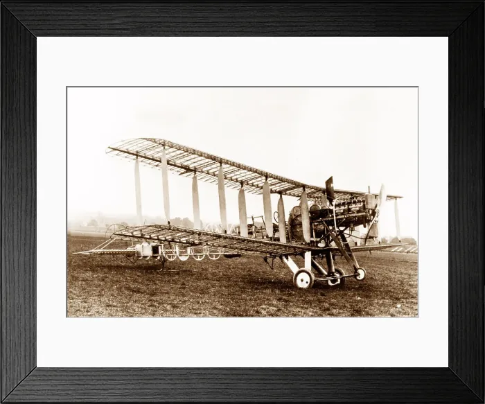 Framed Print : Grahame White Type 18 biplane early 1900s Framed Print : Grahame White Type 18 biplane early 1900s