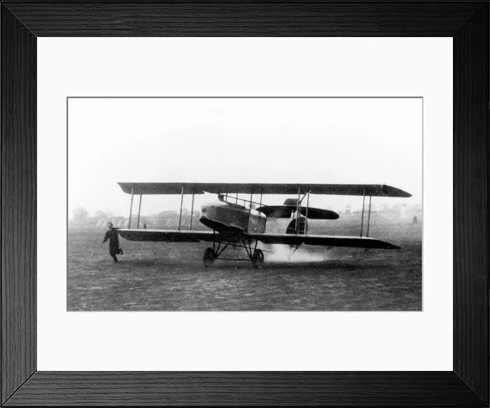 Framed Print : Grahame-White Type XI Biplane early 1900s Framed Print : Grahame-White Type XI Biplane early 1900s