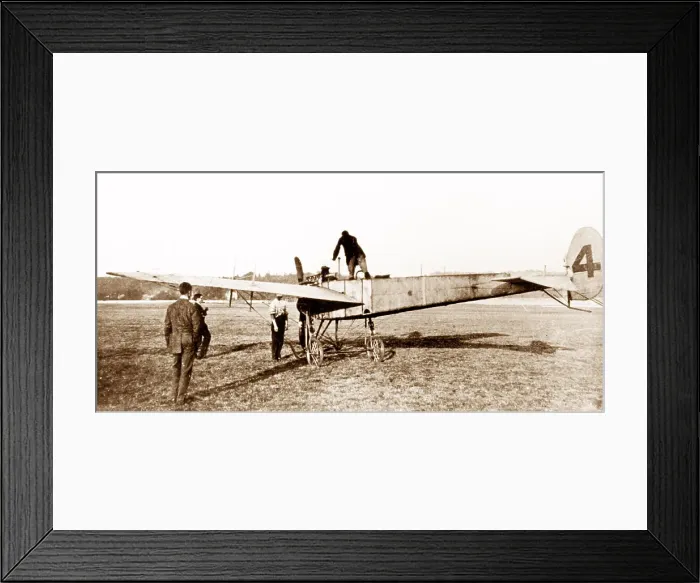 Framed Print : Flanders F3 Monoplane in 1910