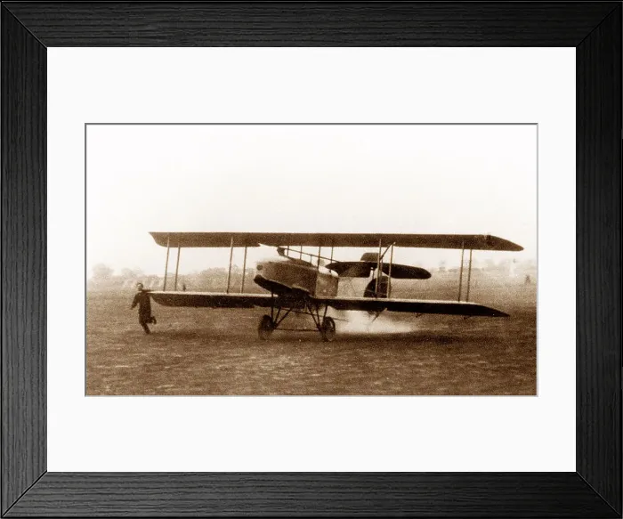 Framed Print : Grahame-White Type XI Biplane early 1900s Framed Print : Grahame-White Type XI Biplane early 1900s