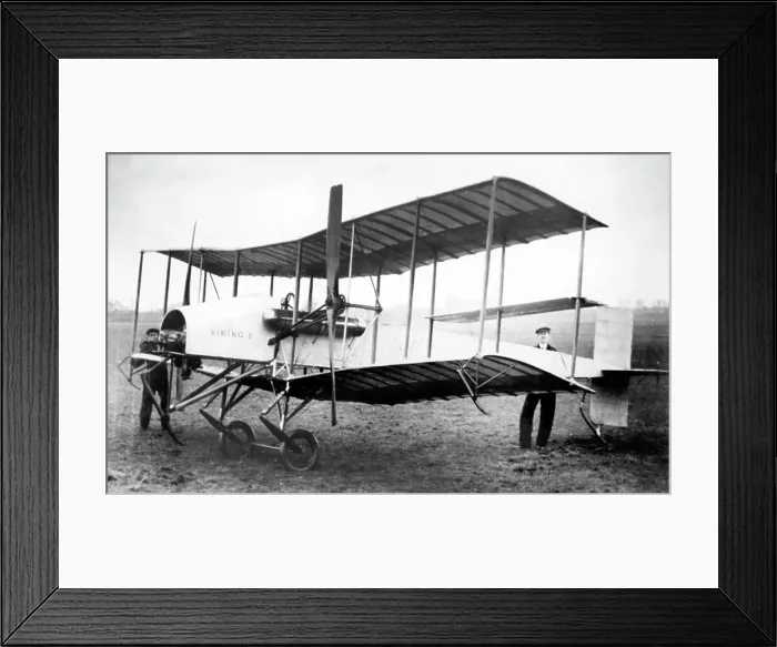 Framed Print : ASL Viking 1 Biplane early 1900s Framed Print : ASL Viking 1 Biplane early 1900s