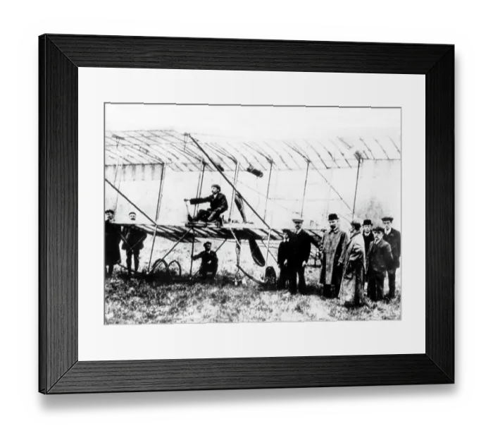 Framed Print : Empress biplane early 1900s Framed Print : Empress biplane early 1900s