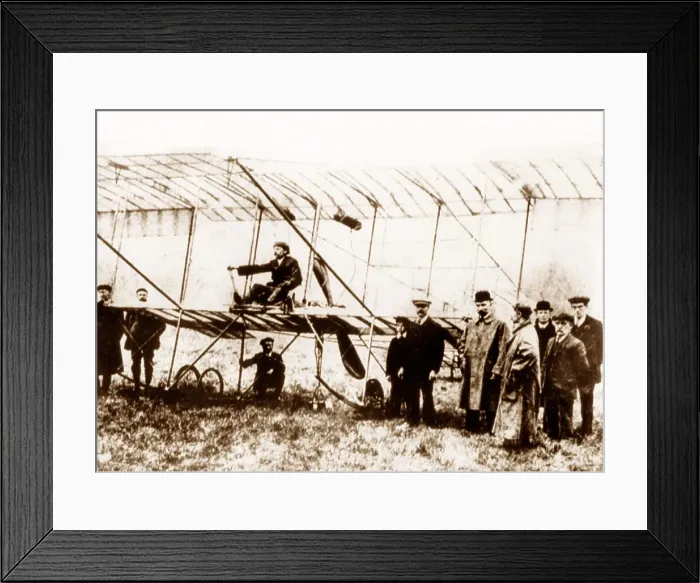 Framed Print : Empress biplane early 1900s Framed Print : Empress biplane early 1900s