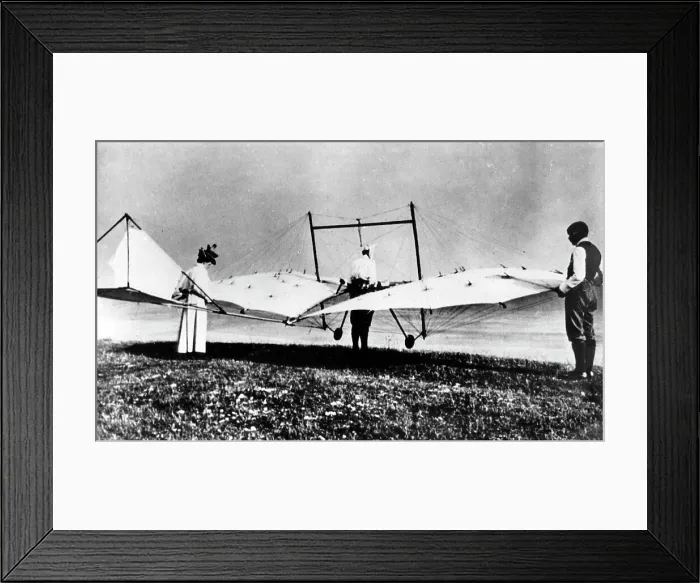 Framed Print : Pilcher Hawk Glider early 1900s Framed Print : Pilcher Hawk Glider early 1900s