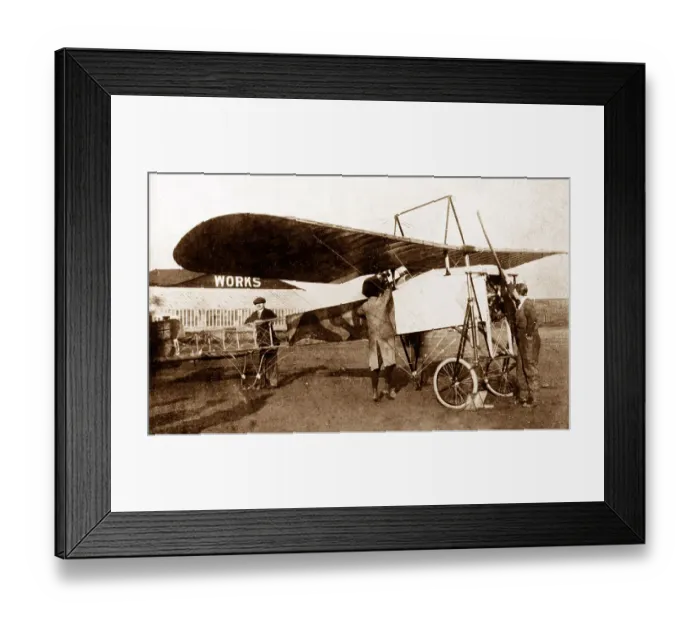Framed Print : Bleriot Parasol Monoplane early 1900s Framed Print : Bleriot Parasol Monoplane early 1900s