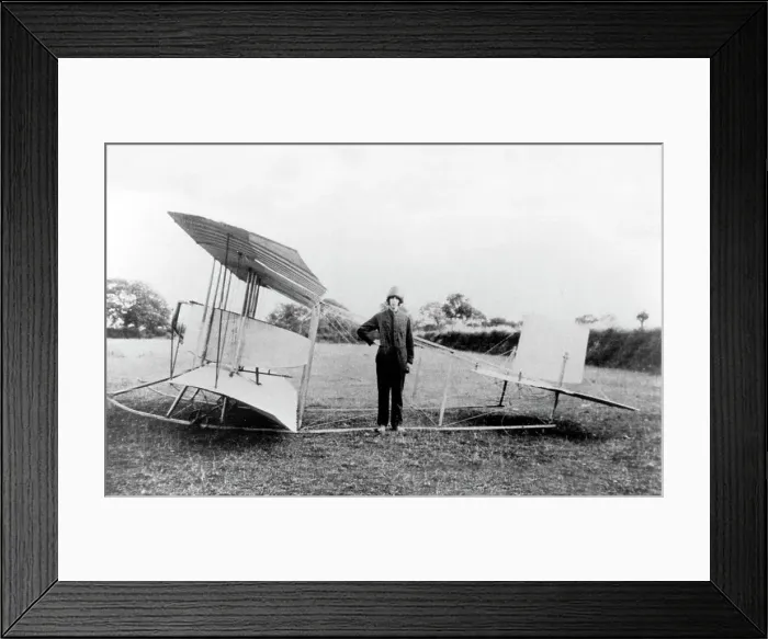 Framed Print : Caudron Biplane early 1900s Framed Print : Caudron Biplane early 1900s