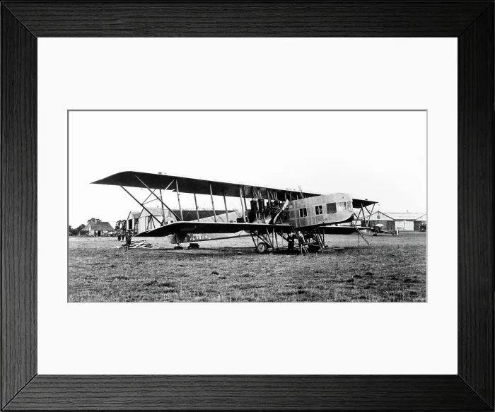 Framed Print : Kennedy Biplane in 1917 Framed Print : Kennedy Biplane in 1917