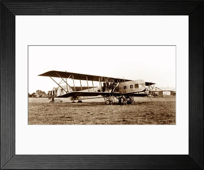Framed Print : Kennedy Biplane in 1917 Framed Print : Kennedy Biplane in 1917