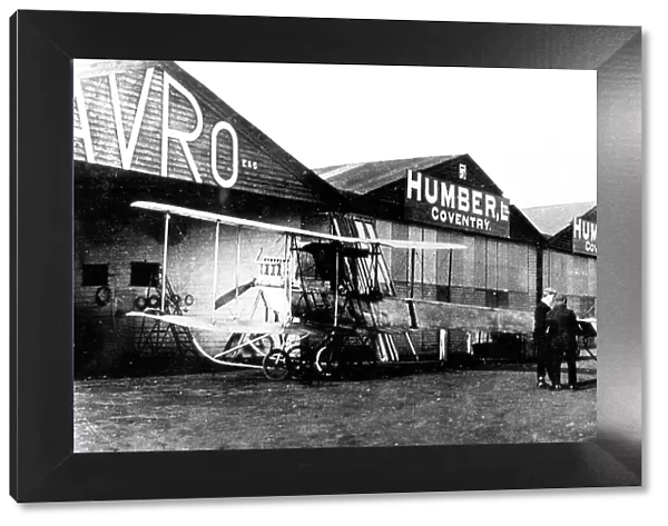 AVRO Duigan Biplane, Humber Works, Coventry early 1900s