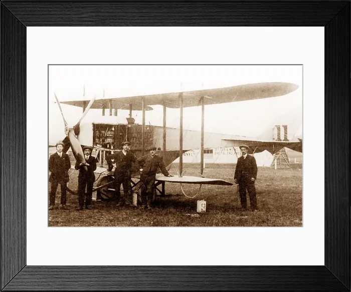 Framed Print : Coventry Ordnance Biplane 1912 Framed Print : Coventry Ordnance Biplane 1912