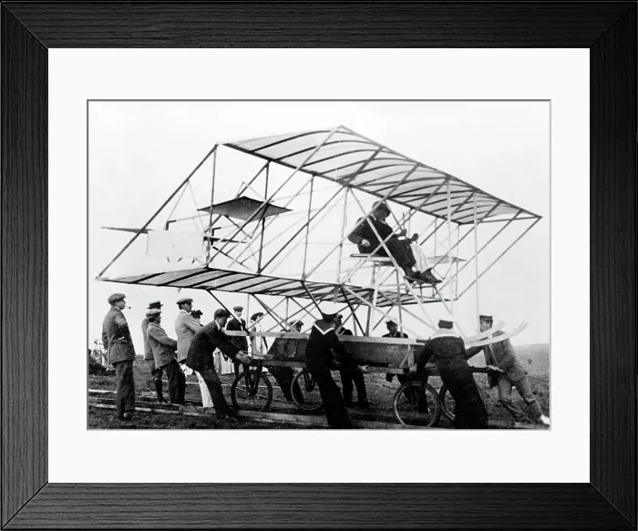 Framed Print : Porte and Pirie Glider early 1900s Framed Print : Porte and Pirie Glider early 1900s