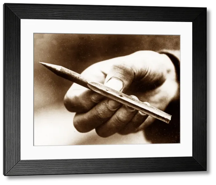 Framed Print : Artillery Flechette used in WW1