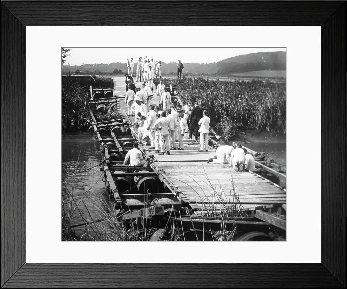 Framed Print : 1st Sussex Regiment Royal Engineers during WW1 Framed Print : 1st Sussex Regiment Royal Engineers during WW1