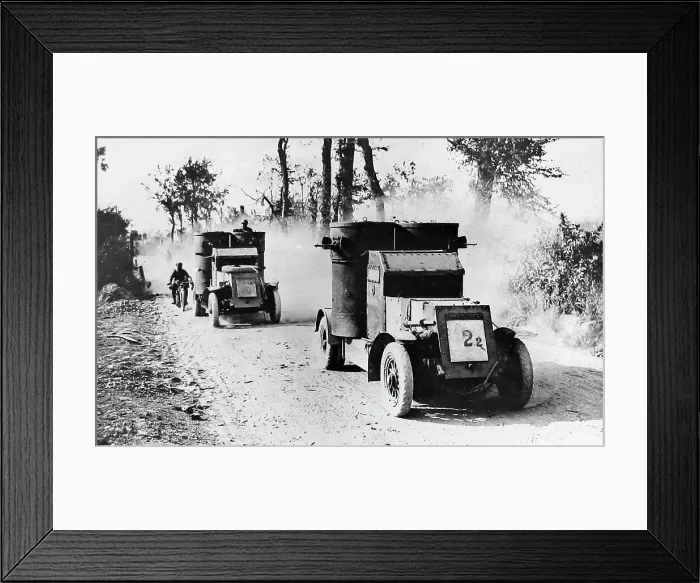 Framed Print : British Armoured Cars during WW1 Framed Print : British Armoured Cars during WW1