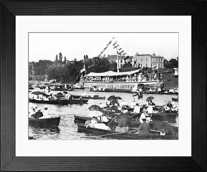 Framed Print : Kingston-upon-Thames Regatta Victorian period Framed Print : Kingston-upon-Thames Regatta Victorian period