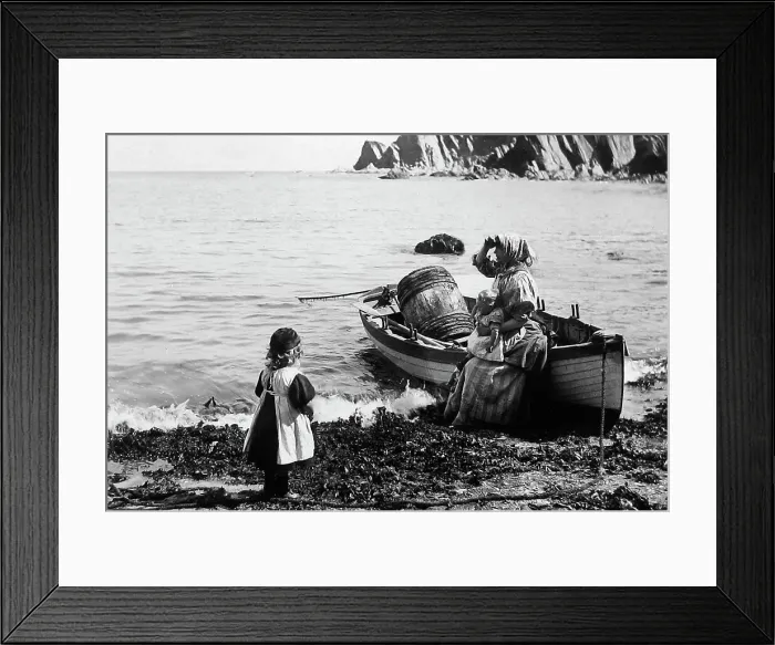 Framed Print : Waiting for Father Victorian period Framed Print : Waiting for Father Victorian period