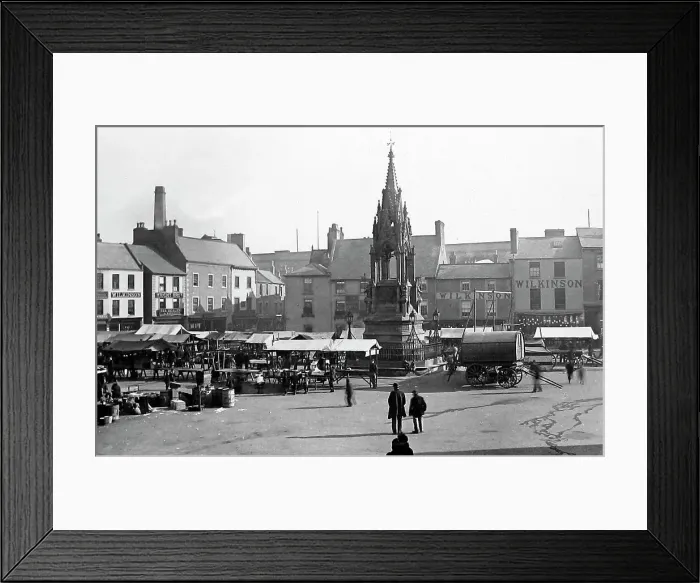 Framed Print : Mansfield Market Place Framed Print : Mansfield Market Place