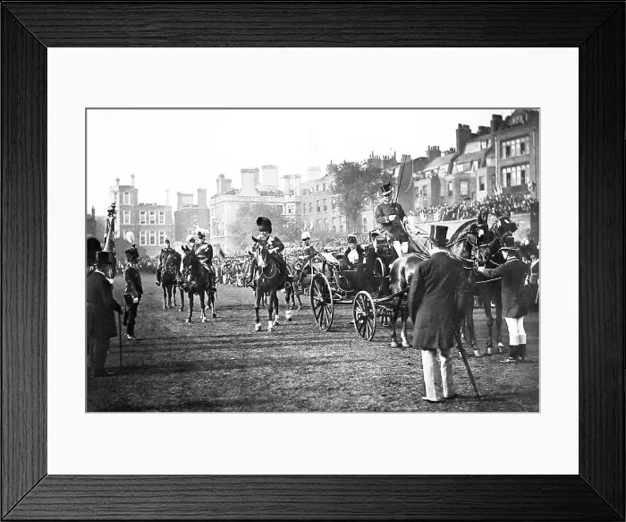 Framed Print : Princess of Wales presenting new Colours Framed Print : Princess of Wales presenting new Colours