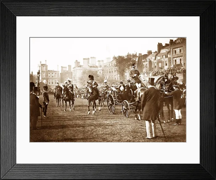 Framed Print : Princess of Wales presenting new Colours Framed Print : Princess of Wales presenting new Colours