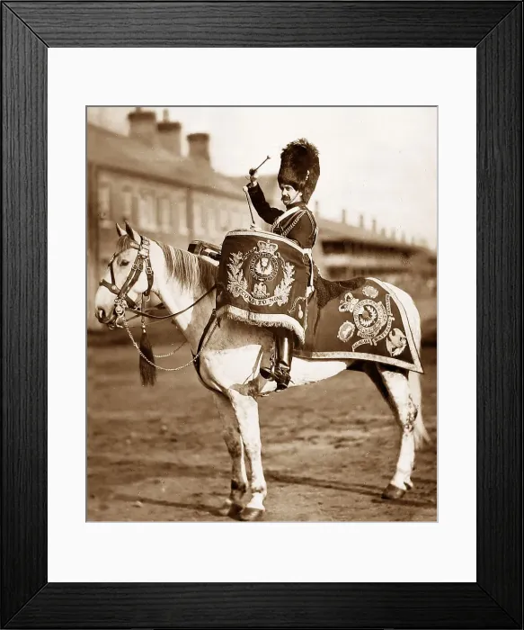 Framed Print : Drummer in the 2nd Dragoons British Army Framed Print : Drummer in the 2nd Dragoons British Army