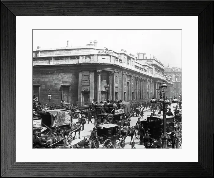 Framed Print : Bank of England London Victorian period Framed Print : Bank of England London Victorian period