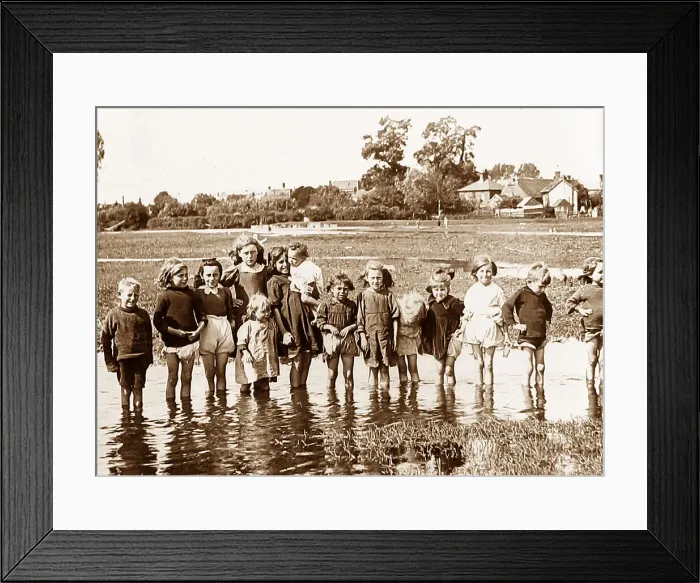 Framed Print : Children playing Framed Print : Children playing