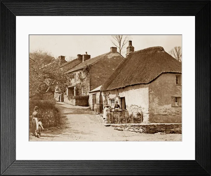 Framed Print : Lee in Devon Victorian period Framed Print : Lee in Devon Victorian period