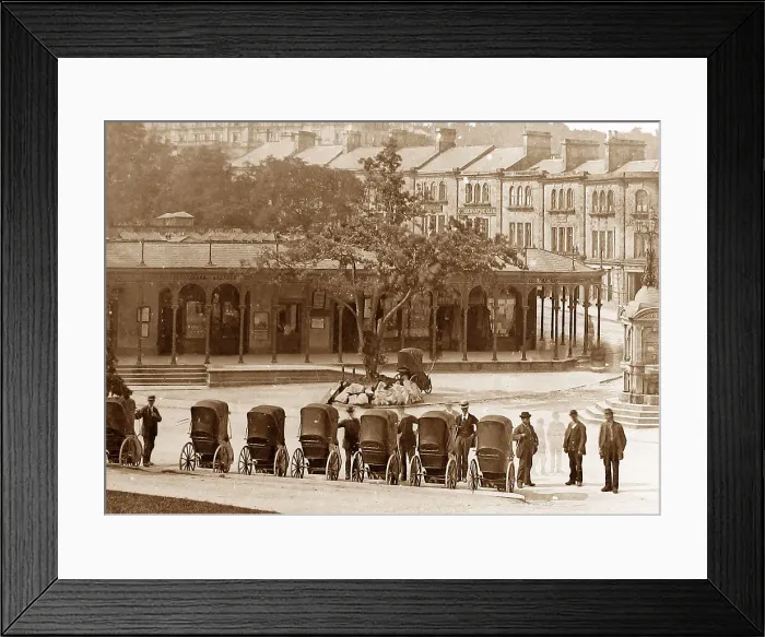 Framed Print : Buxton Hot Baths Victorian period Framed Print : Buxton Hot Baths Victorian period
