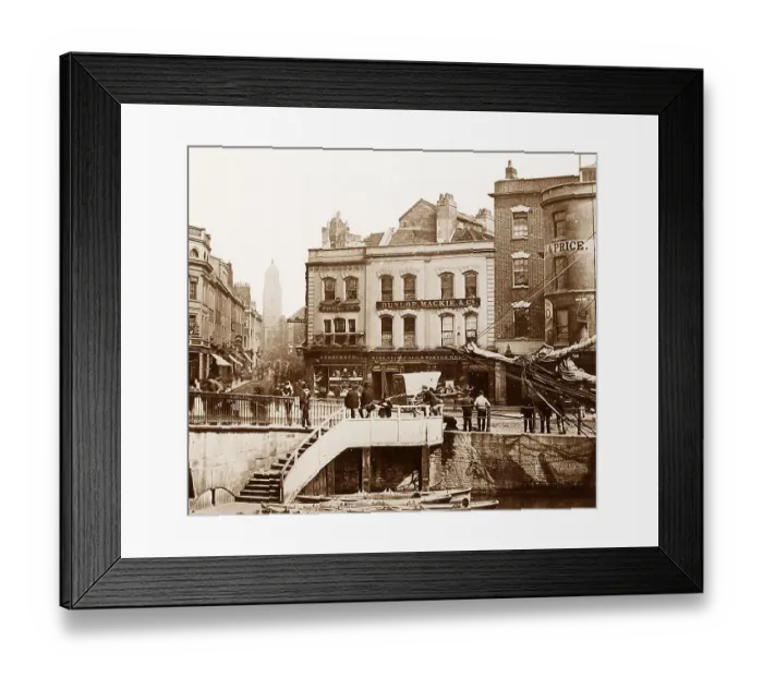 Framed Print : Bristol Clare Street Victorian period Framed Print : Bristol Clare Street Victorian period