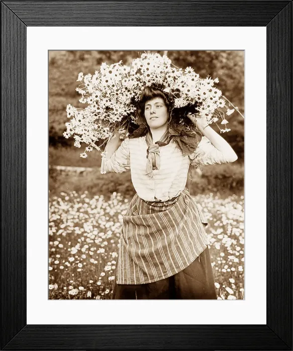 Framed Print : Rural idyll Victorian period Framed Print : Rural idyll Victorian period