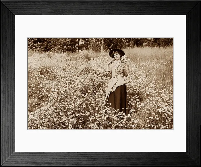 Framed Print : Rural idyll Victorian period Framed Print : Rural idyll Victorian period