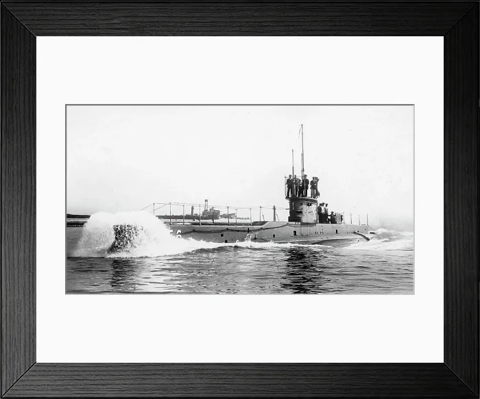 Framed Print : British E Class Submarine No. E6 early 1900s Framed Print : British E Class Submarine No. E6 early 1900s