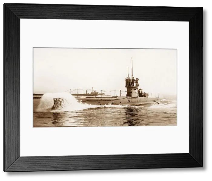Framed Print : Royal Navy Submarine E class E6 Framed Print : Royal Navy Submarine E class E6