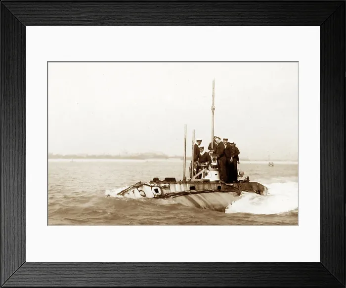 Framed Print : Royal Navy Submarine No. 6 Framed Print : Royal Navy Submarine No. 6