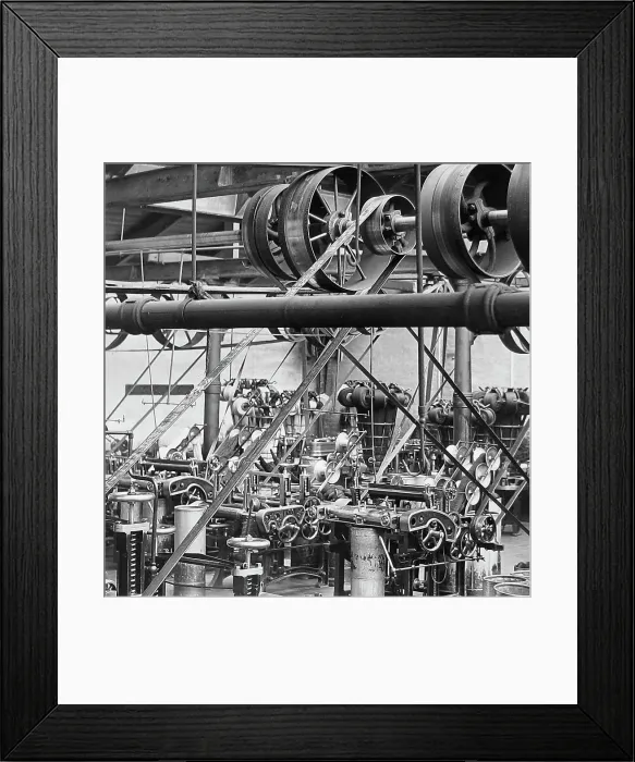 Framed Print : Combing Room, T W Rust & Co in 1892 Framed Print : Combing Room, T W Rust & Co in 1892