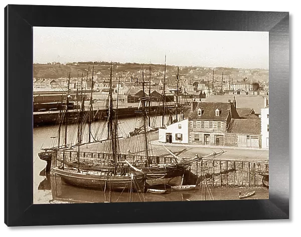 St. Helier Harbour Jersey Victorian period
