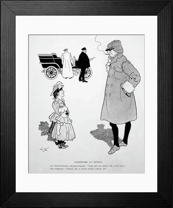 Framed Print : Veteran car cartoon Framed Print : Veteran car cartoon