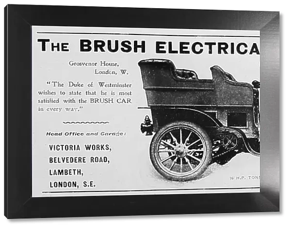 Brush Electrical Engineering veteran car advert