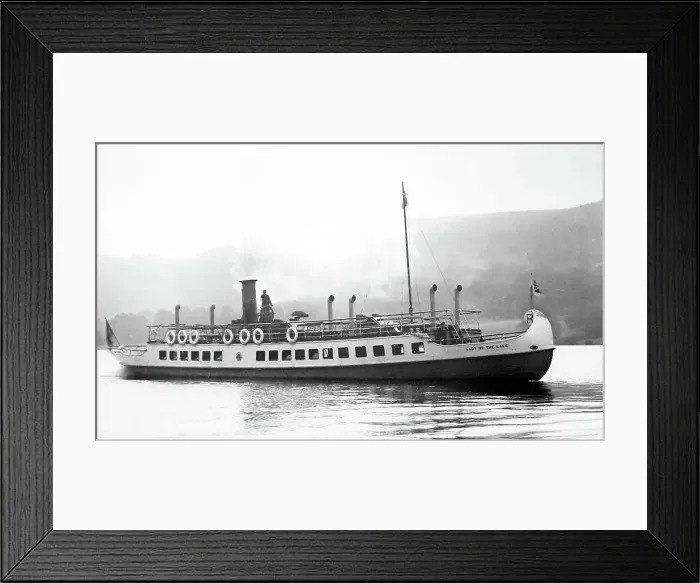Framed Print : Lady of the Lake steamer, Coniston Water, Lake District Framed Print : Lady of the Lake steamer, Coniston Water, Lake District