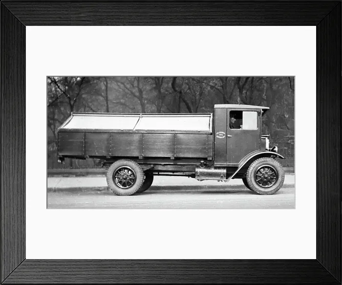 Framed Print : City of Edinburgh Cleansing Department lorry, early 1900s Framed Print : City of Edinburgh Cleansing Department lorry, early 1900s
