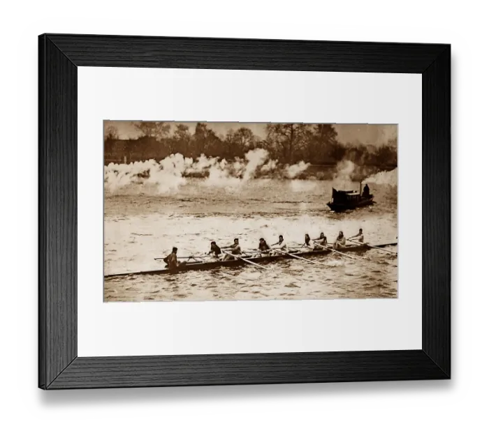 Framed Print : Oxford crew in the 1909 University Boat Race Framed Print : Oxford crew in the 1909 University Boat Race
